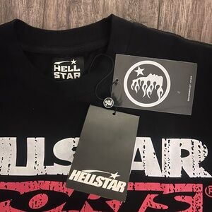 Hellstar Black Graphic Men's Shirt